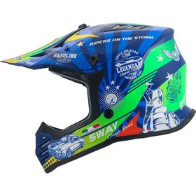 Resim SWAY 618 GASSOLIN GREED Çocuk Cross Kask 