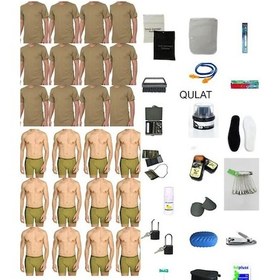 Resim 12'li Askerlik Seti Bedelli Acemi Temel Asker Malzeme Paket Haki 
