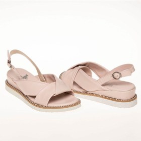 Resim Twoegoist Kadın Hakiki Deri Günlük Hafif Dolgu Tabanlı Sandalet 