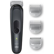 Resim Braun BodyGroomer 3 BG 3350 SkinShield Teknolojisi, 3 Ek Parçalı Vücut Bakım Seti Braun