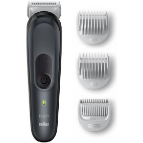 Resim Braun BodyGroomer 3 BG 3350 SkinShield Teknolojisi, 3 Ek Parçalı Vücut Bakım Seti 