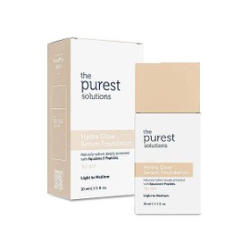 Resim The Purest Solutions Hydra Glow Nemlendirici Serum Fondöten SPF50+ Orta-Koyu Ton 30 ml 