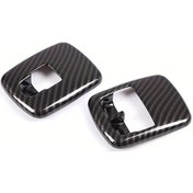 Resim Lumaworld 16-21 Mercedes Benz Smart 453 Karbon Fiber Desenli Cam Kaldırma Çerçevesi Aksesuar 