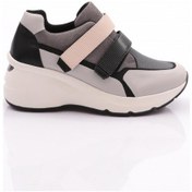 Resim Dgn 62169 Kadin Cirtli Spor Ayakkabi 62169-2027-R12561 Buz - Siyah 