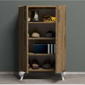 Resim Moxen A2 Ayakkabılı & Çok Amaçlı Dolap Ceviz 