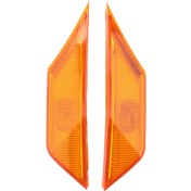 Resim Spibicyy 2016-UP 10TH Gen Honda Civic Sedan/coupe/hatchback Için 1 Takım Yan Işaret Lambası Lensi (Turuncu) (Yurt Dışından) 