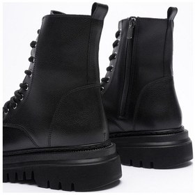 Resim Kadın Deri Bot Fermuarlı Siyah Nexa Siyah 