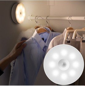 Resim Şarjlı Sensörlü Gece Led Lambası 5224 Çok Renkli 