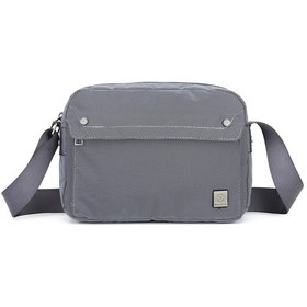 Resim Hüvendo Smart Yatay Model Su Geçirmez Ayarlanabilir Uzun Askılı Erkek Günlük Omuz Çantası Siyah GRİ 