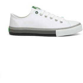 Resim Benetton Bn-30191 - 3374 Beyaz Gri - Erkek Spor Ayakkabı 001 