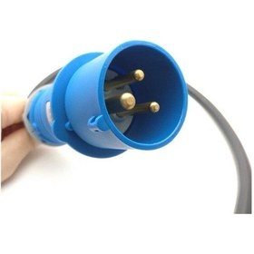 Resim IEC309 16A/32A IEC 320 C19 UPS/PDU Power Kablosu 2 metre 