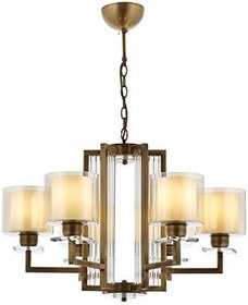 Resim Avonni AV-60190-6E Eskitme Kaplama Modern Avize E27 Metal Cam 70cm 