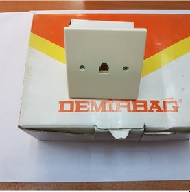 Resim Dmr Demirbağ Soketli Tlf Prizi Rj11 Nümeris Telefon Prizi 1 Adet 