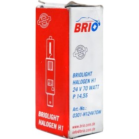 Resim Brio Ampul Halojen H1 24V 70W 64155 2 Li 