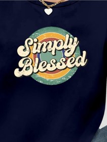 Resim Sidelya Concept Kadın Uzun Kollu Bisiklet Yaka Viskon Iki Iplik Bluz Lacivert 