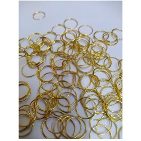 Resim Efe Toys Küpe Kolye Takı Anahtarlık Birbirine Ekleme Aparatı Altın Metal Avize Kancası (70) Adet 