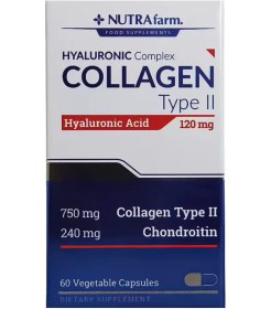Resim Dermoskin Nutrafarm Collagen Hyaluronic Acid Tip2 120mg 60 Kapsül 