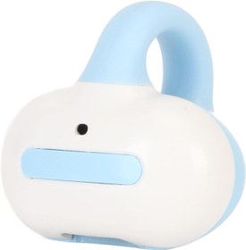 Resim Shanrya Earclip Kablosuz Kulaklık, Dokunmatik Kontrol Kablosuz Kulaklıkta Tek Kulak Klipsi Yönlü Ses Iletimi İş Için 10 Mm Dinamik Tahrik ünitesi (Mavi) 