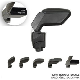 Resim Renault Fluence Kol Dayama Kolçak Siyah 2009-2016 (440658209) 