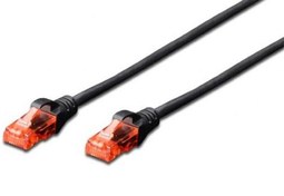 Resim BC-U6030BL Beek CAT. 6 Patch Kablo, U/UTP, 3 metre, AWG 26, Siyah Renk 
