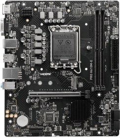 Resim MSI Pro H610M-E Intel H610 5600 MHz DDR5 Soket 1700 mATX Anakart 