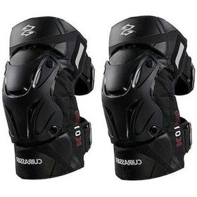 Resim Willowhaven Ko1 Pro 2 Adet Siyah Motosiklet Dizlik Koruma Kılıfı Siyah 