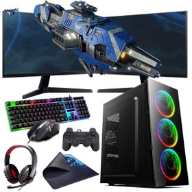 Resim I5 11400F 16GB 480SSD 4GB GTX1650 Çift 24" Monitörlü (Gaming SET) Rogame