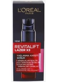 Resim L'Oreal Paris Revitalift Lazer X3 Yoğun Bakım Serumu 30 ML 