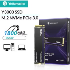 Resim Yottamaster Y3000 512GB. 2280 Ssd M.2 Nvme Pcle Gen 3.0x4 Yüksek Hızlı 1800Mbs Ce Lisanslı 