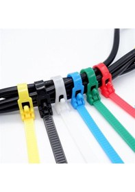 Resim 30 Parça Kablo Kelepçe Seti Kablo Düzenleyici Bağlama Bantları 