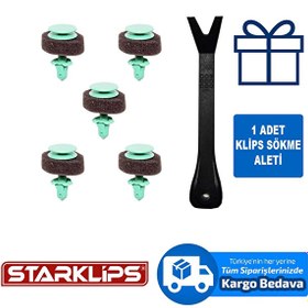 Resim Kapı Döşeme Klips 25707329 Buick Oldsmobile Pontiac LeSabre GM 10 Adet 