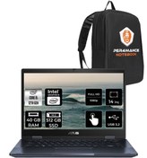 Resim ASUS Expertbook B3 Flip i5 1235U 40GB RAM 512GB SSD 14\ FHD FDOS Dokunmatik Bilgisayar & PER4 ÇANTA 