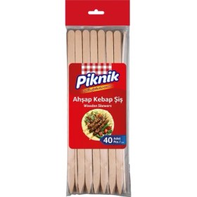 Resim Daisy Store Piknik Ağaç Kebap Şiş 40'lı 114 