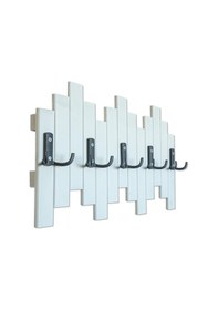 Resim Mavitrendd Beyaz Ahşap Duvar Ve Kapı Askısı Elbise Askılık Piyano Model 5 As (524615880) Beyaz 