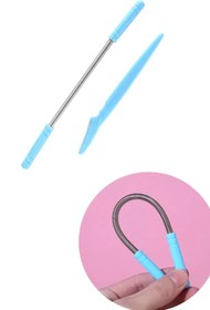 Resim TakıDolabı Mavi Renk Ustura Ve Tüy Alma Aparatı 