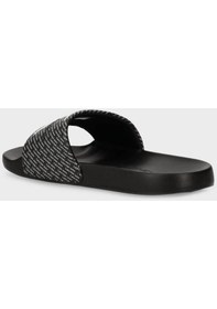 Resim Calvin Klein Erkek Terlik Ym0ym00955 0gm Siyah-beyaz Beyaz - Siyah 
