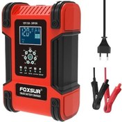 Resim Besthome1 Foxsur 12v 24v 12a Araç Pil Şarj Cihazı 7 Aşamalı Darbe Bakım Kırmızı 