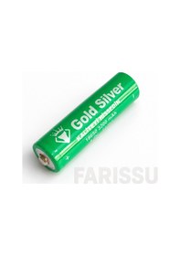 Resim Gold Silver 18650 El Feneri Ve Kafa Lambası İçin Şarj Edilebilir Li-ion Pil - 3200 Mah 4.2v 5 Adet 