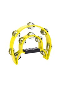 Resim Soundman Sarı Renk Çift Sıralı Profesyonel Zilli Yarım Ay Tef 