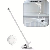 Resim HOLACA 40cm Alüminyum Alaşımlı Uzatma Kolu ile Yumuşak Tutma Kelepçesi - Bebek Monitörü ve Güvenlik Kamerası Kurulumu için İdeal, GHBV/b603, Boifun/Vb603, TakTark/BM603, Lullaby/LB603, Tenboo/TB101, Güvenlik Kamerası Kurulumu | Modern Güvenlik Kamerası | Dayanıklı Yapı, Güvenlik Kamerası Aksesuarları 
