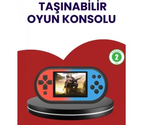 Resim Marsilyan- 520 Oyunlu El Oyun Konsolu Tv Bağlantılı Hd LCD Ekranlı 