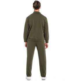 Resim Vishenka Baskılı Desenli İki İplik Fermuarlı Erkek Eşofman Takımı 