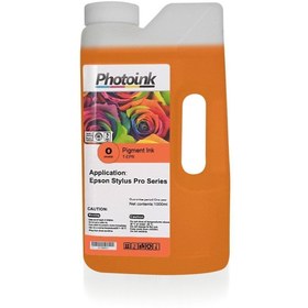Resim PHOTO INK (Akıllı Mürekkep) EPSON Stylus Pro için 1000 ml ORANGE Pigment Plotter Mürekkep (T-EPR) 