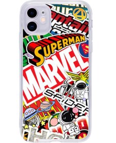 Resim trendycase Iphone 11 Uzaylı Marvel Desenli Şeffaf Telefon Kılıfı 
