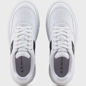 Resim Armani Exchange Bayan Ayakkabı Xdx176 Xv917 K488 Beyaz-siyah Beyaz-siyah Beyaz - Siyah 