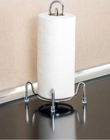 Resim almital mobilya aksesuarları furniture accessories Papirhandklestativ Masa Ve Tezgah Üstü Kağıt Havluluk, Krom Stand 