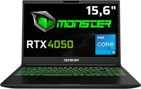 Resim Monster Abra A5 V20.4.5 Intel Core i5 12450H 32 GB RAM 1 TB SSD 6 GB RTX 4050 Windows 11 15,6" FHD 144 Hz Oyun Bilgisayarı 