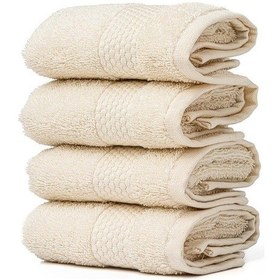 Resim Soley Minerva %100 Doğal Pamuklu 4'Lü Misafir - Mutfak Havlusu Seti Krem 30 x 50 Krem 