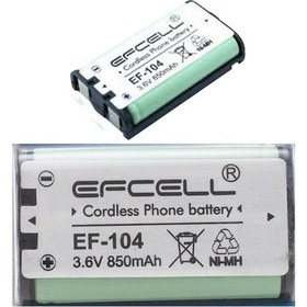 Resim Efcell EF-104 3.6V 830MA Panasonıc Pil * Cfl MP104(HHR-P104) 