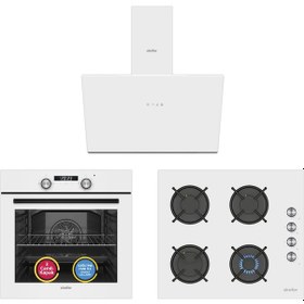 Resim Simfer SB8231 - T3048 - SD8722 Trend Power Beyaz 3'lü Ankastre Set 